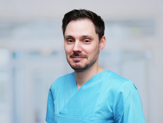 Portraitfoto von Michael Wittig, Stationsleiter Zentrum für Notfall- und Akutmedizin im Albertinen Krankenhaus in Hamburg-Schnelsen