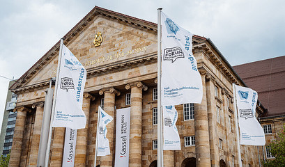 Beflaggung für die Bundesratstagung des BEFG am Kassel Kongress Palais