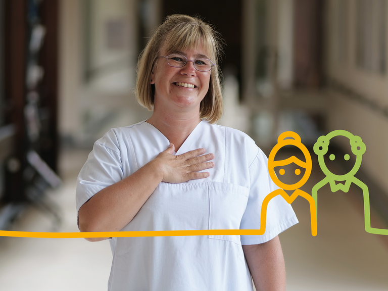 Pflegekraft, Albertinen Krankenhaus, Albertinen Haus, Geriatrie, Hamburg