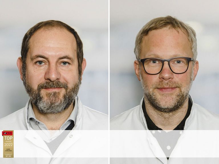 Immanuel Krankenhaus Berlin - Abteilung Oberen Extremität, Hand- und Mikrochirurgie - Berndsen - Garanin - Top-Mediziner - Focus-Siegel