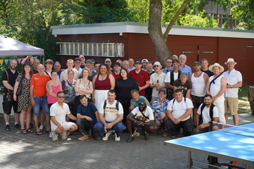 Teamfoto von Werkstück