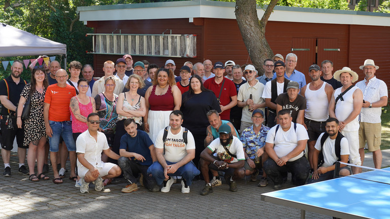 Teamfoto von Werkstück