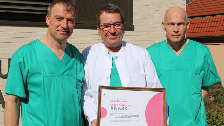 Immanuel Herzzentrum Brandenburg - Nachricht - Auszeichnung für den Fall des Jahres - TAVI