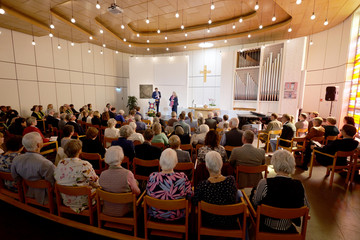 Festgottesdienst zum Albertinen-Jahresfest 2026 mit zahlreichen Gästen in der Kirche am Albertinen Krankenhaus Hamburg-Schnelsen. Festgottesdienst zum Albertinen-Jahresfest 2026 mit zahlreichen Gästen in der Kirche am Albertinen Krankenhaus Hamburg-Schnelsen.
